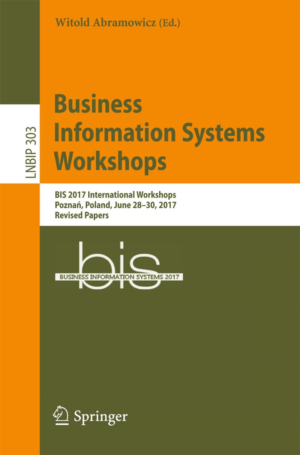 Big bigCover of Business Information Systems Workshops