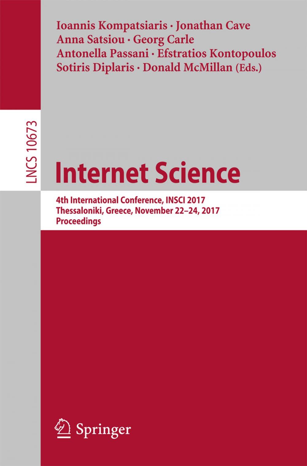 Big bigCover of Internet Science