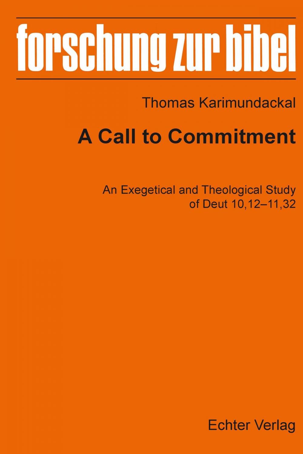 Big bigCover of A Call to Dommitment