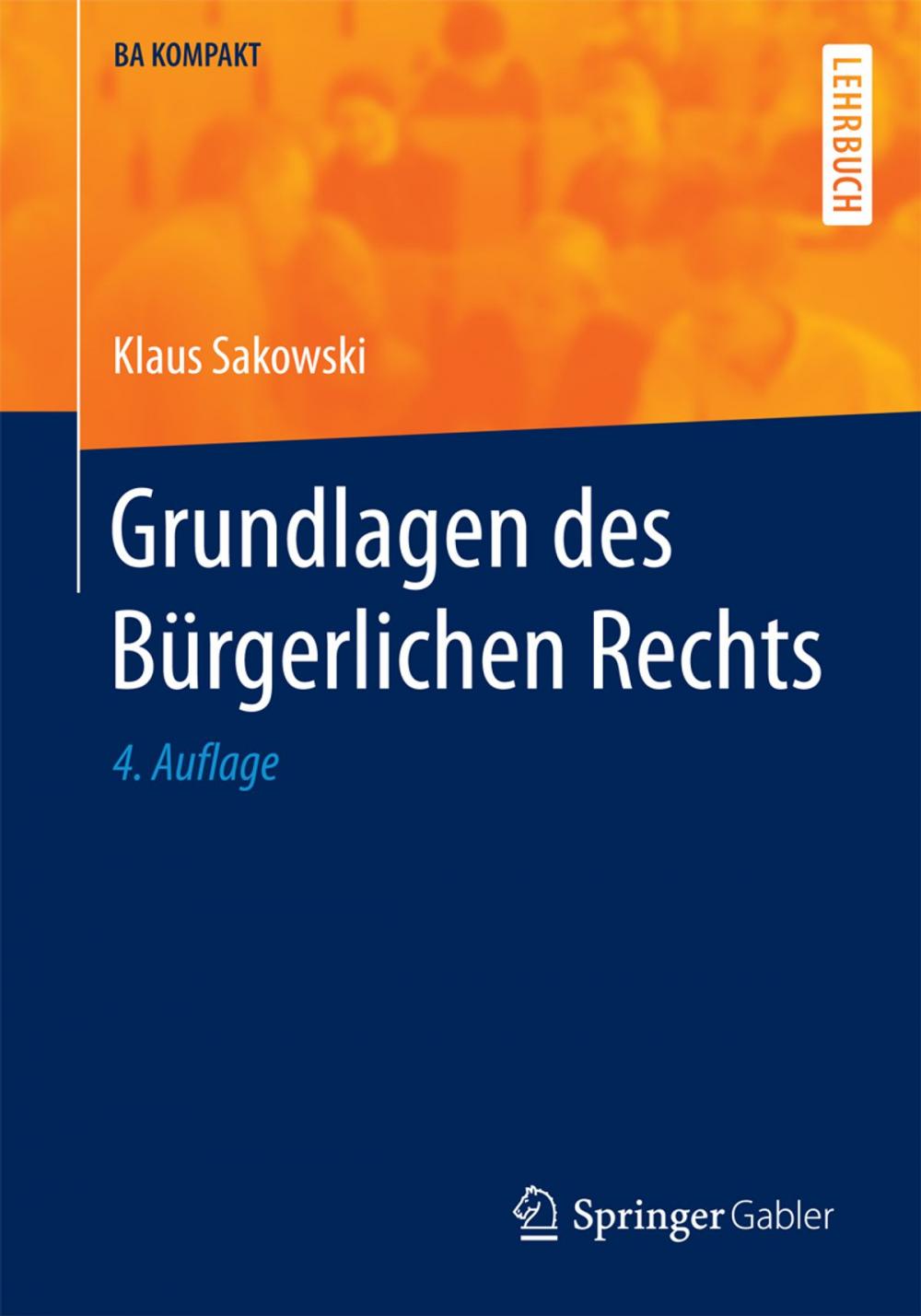 Big bigCover of Grundlagen des Bürgerlichen Rechts