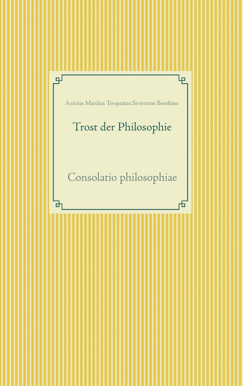 Big bigCover of Trost der Philosophie