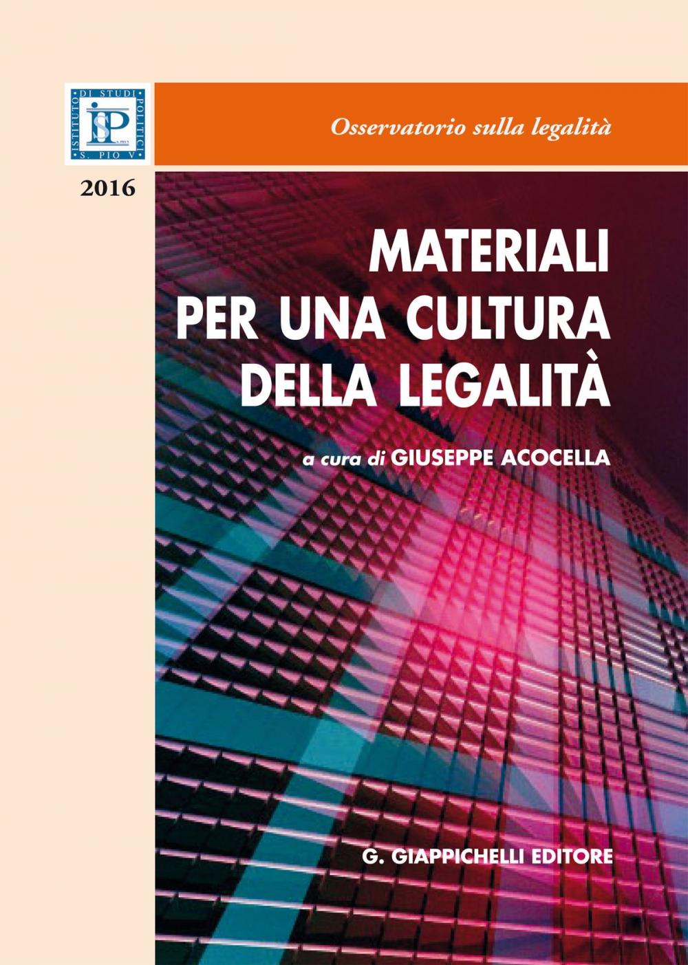 Big bigCover of Materiali per una cultura della legalità