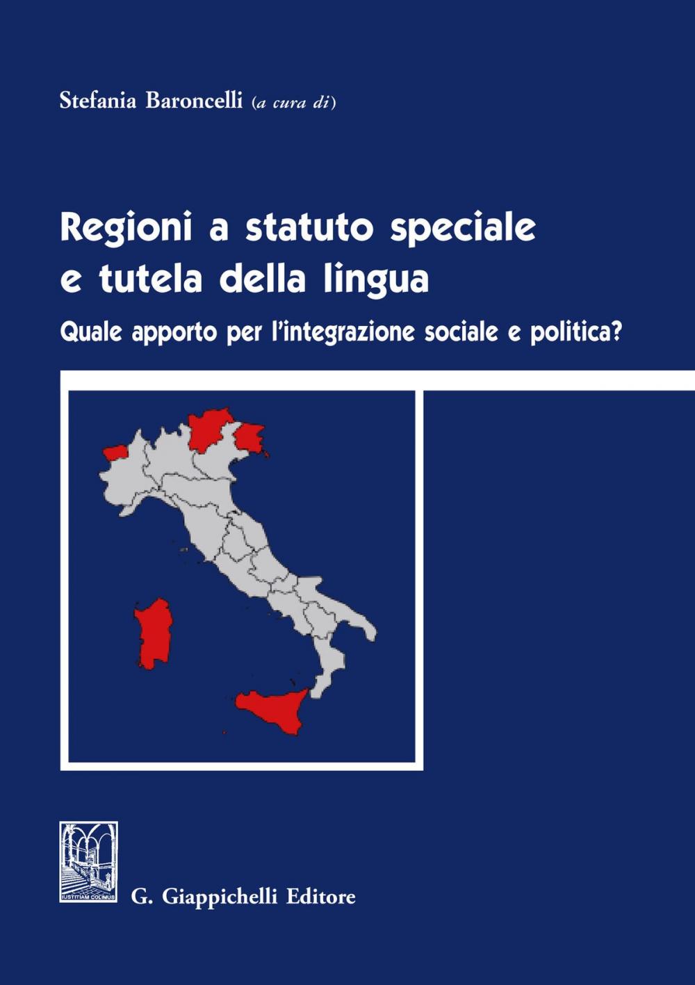 Big bigCover of Regioni a statuto speciale e tutela della lingua