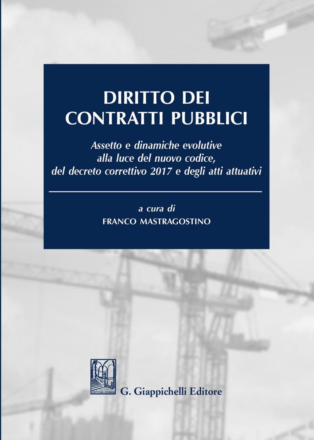 Big bigCover of Diritto dei contratti pubblici