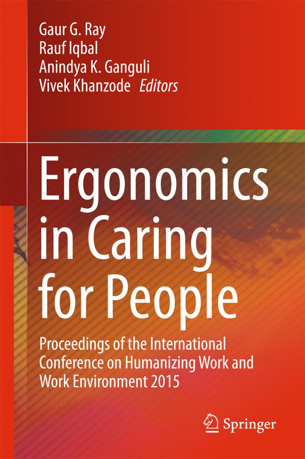 Big bigCover of Ergonomics in Caring for People