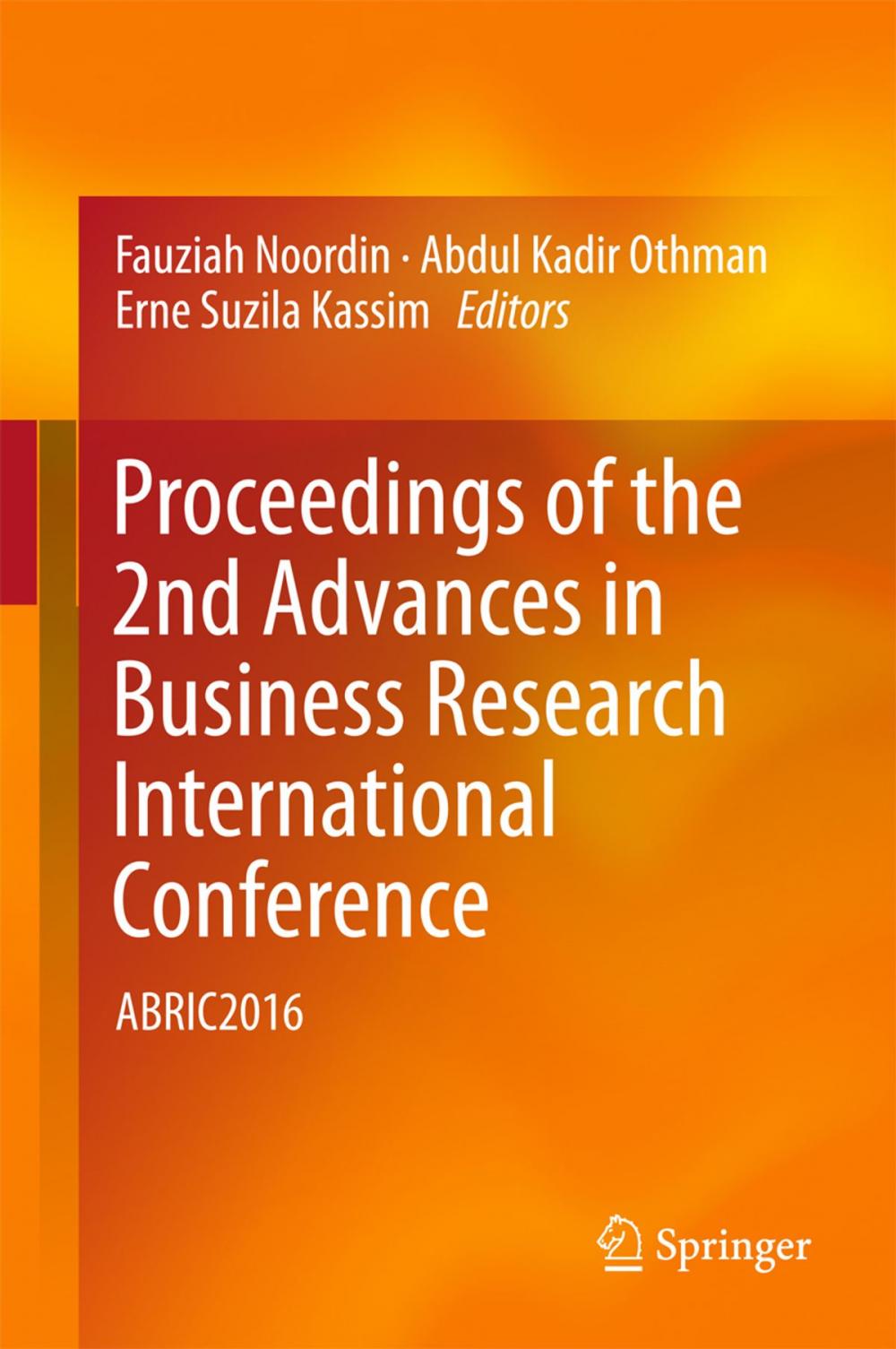 Big bigCover of Proceedings of the 2nd Advances in Business Research International Conference