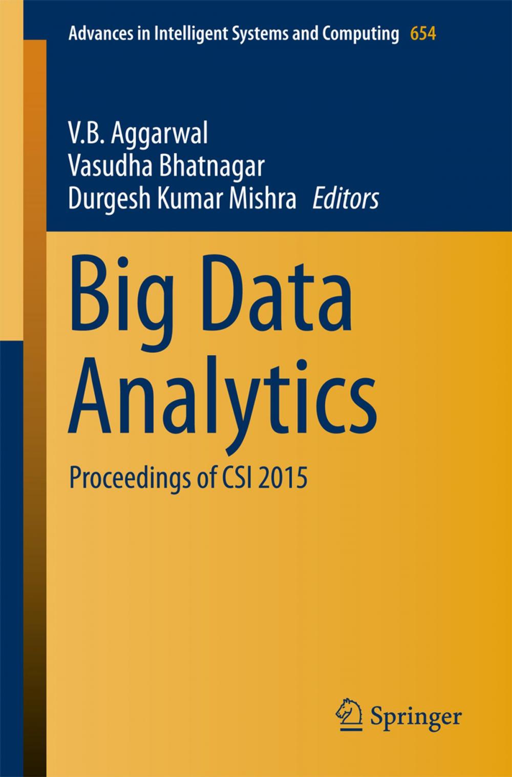 Big bigCover of Big Data Analytics