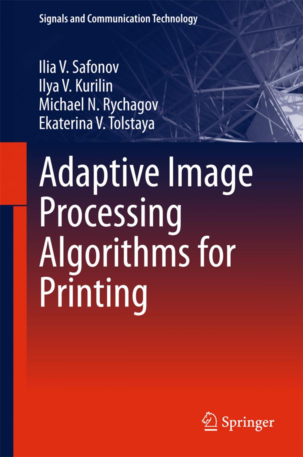 Big bigCover of Adaptive Image Processing Algorithms for Printing