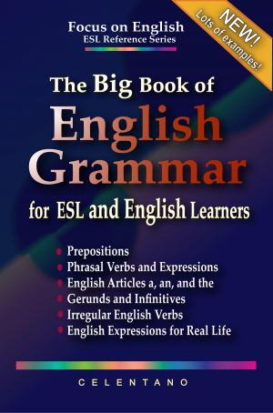 Book cover of The Big Book of English Grammar for ESL and English Learners: Prepositions, Phrasal Verbs, English Articles (a, an and the), Gerunds and Infinitives, Irregular Verbs, and English Expressions