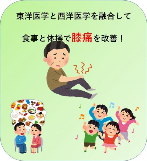 Cover of the book 東洋医学と西洋医学を融合して食事と体操で膝痛を改善！ by 澤楽, 自費出版