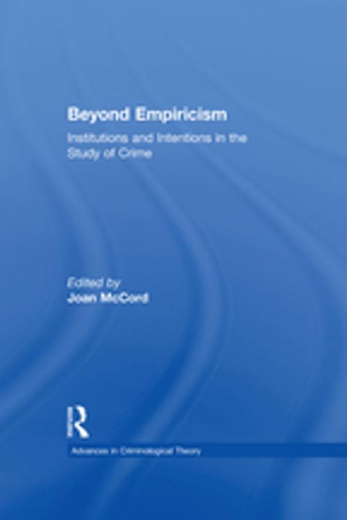 Cover of the book Beyond Empiricism by Joan McCord, Taylor and Francis