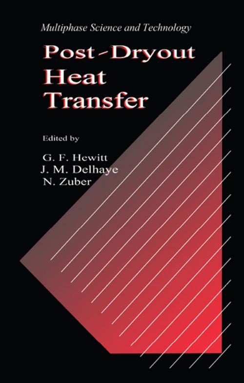 Cover of the book Post-Dryout Heat Transfer by G.F. Hewitt, CRC Press
