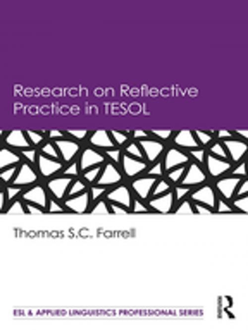 Cover of the book Research on Reflective Practice in TESOL by Thomas S.C. Farrell, Taylor and Francis