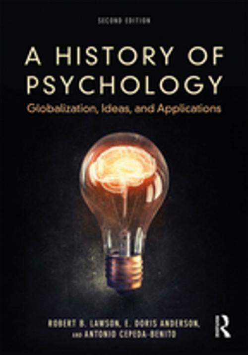 Cover of the book A History of Psychology by Antonio Cepeda-Benito, E. Doris Anderson, Robert B. Lawson, Taylor and Francis