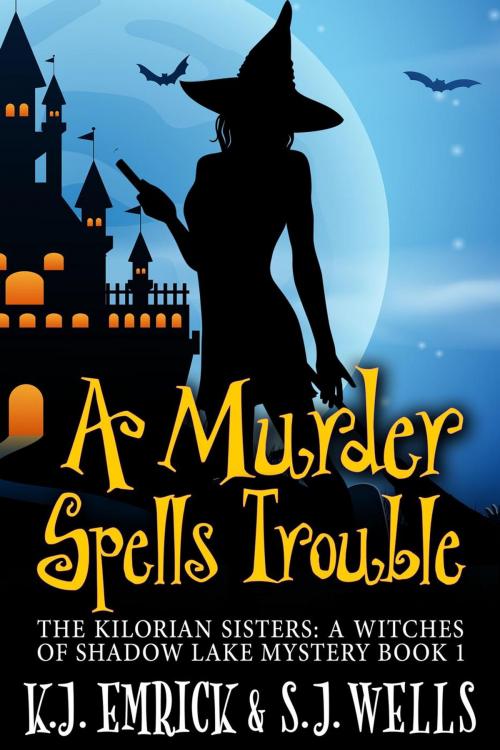 Cover of the book A Murder Spells Trouble by K.J. Emrick, S.J. Wells, South Coast Publishing