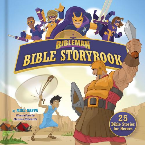 Cover of the book Bibleman Bible Storybook by Mike Nappa, Dennis Edwards, B&H Publishing Group