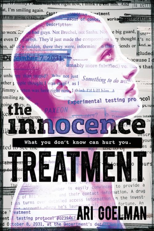 Cover of the book The Innocence Treatment by Ari Goelman, Roaring Brook Press