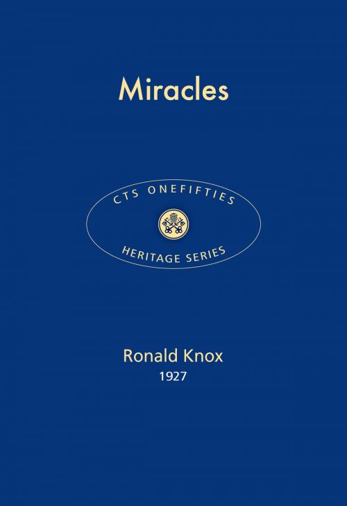 Cover of the book Miracles by Ronald Knox, Catholic Truth Society