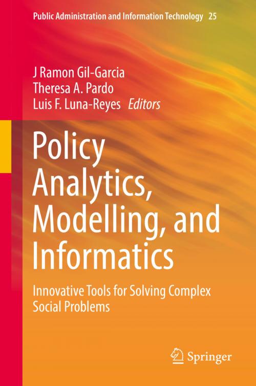 Cover of the book Policy Analytics, Modelling, and Informatics by , Springer International Publishing
