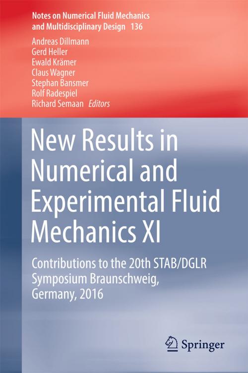 Cover of the book New Results in Numerical and Experimental Fluid Mechanics XI by , Springer International Publishing