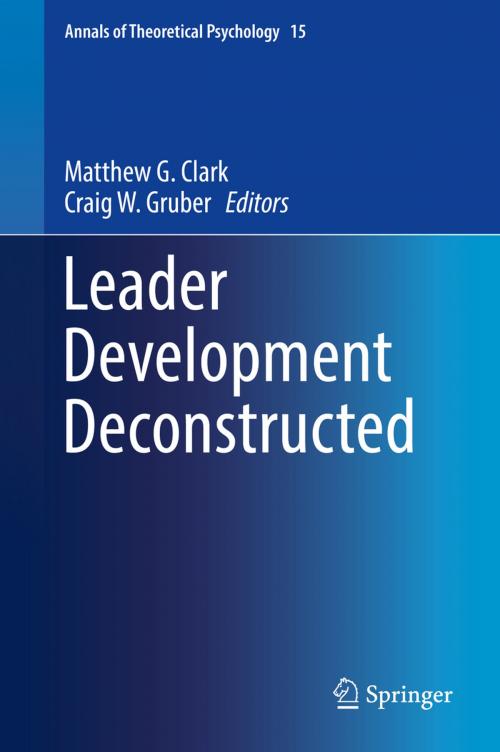 Cover of the book Leader Development Deconstructed by , Springer International Publishing