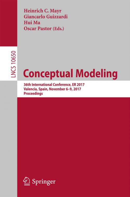 Cover of the book Conceptual Modeling by , Springer International Publishing