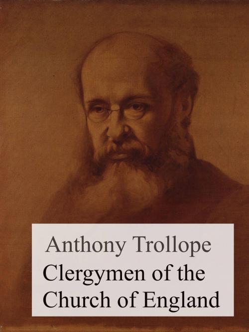 Cover of the book Clergymen of the Church of England by Anthony Trollope, Books on Demand