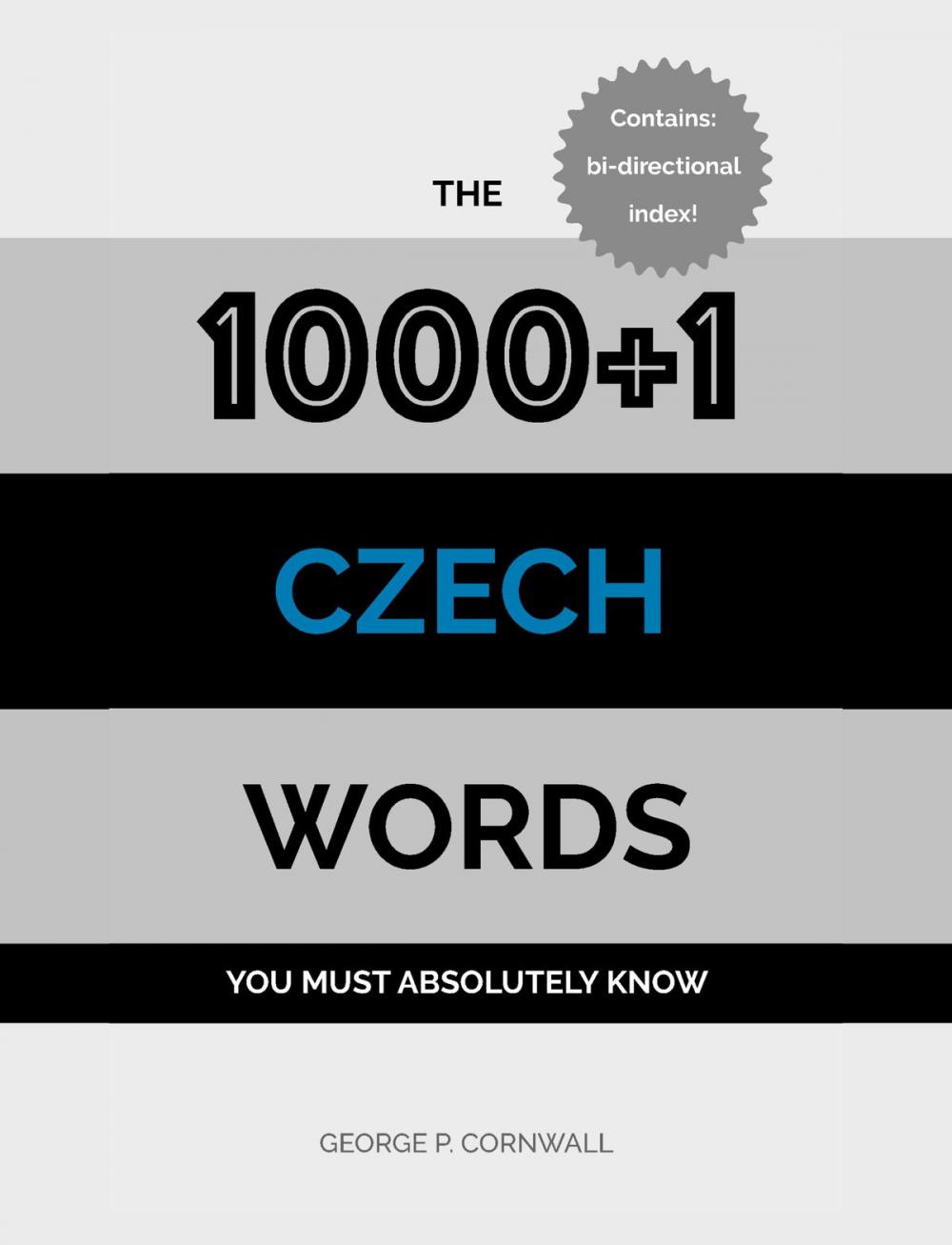 Big bigCover of The 1000+1 Czech Words you must absolutely know