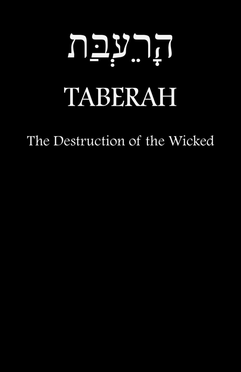 Big bigCover of TABERAH - The Destruction of the Wicked by Fire