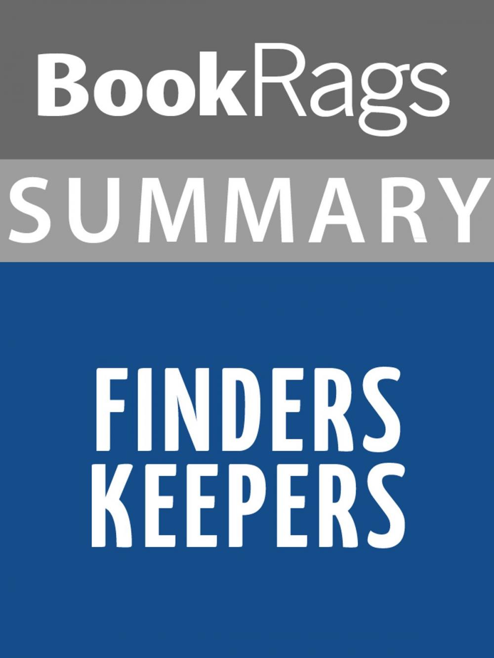 Big bigCover of Summary & Study Guide: Finders Keepers