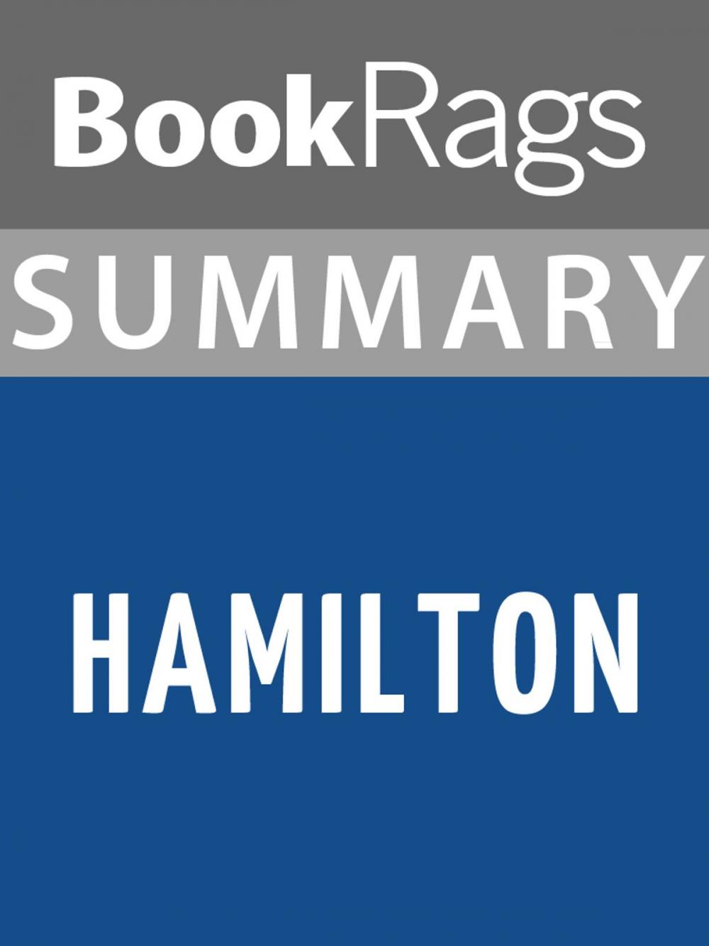 Big bigCover of Summary & Study Guide: Hamilton