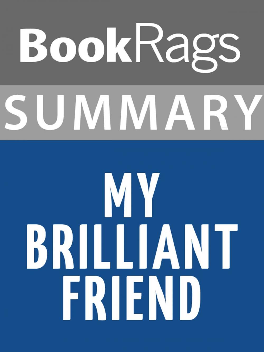 Big bigCover of Summary & Study Guide: My Brilliant Friend