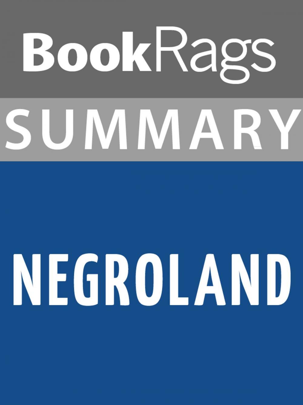 Big bigCover of Summary & Study Guide: Negroland