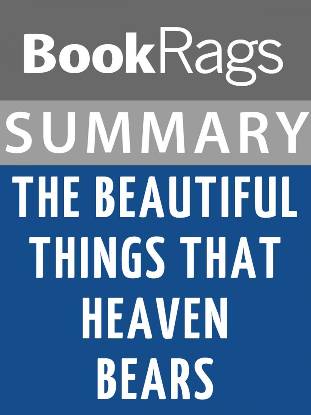 Big bigCover of Summary & Study Guide: The Beautiful Things That Heaven Bears