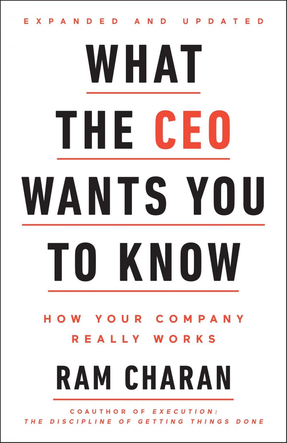 Big bigCover of What the CEO Wants You To Know, Expanded and Updated