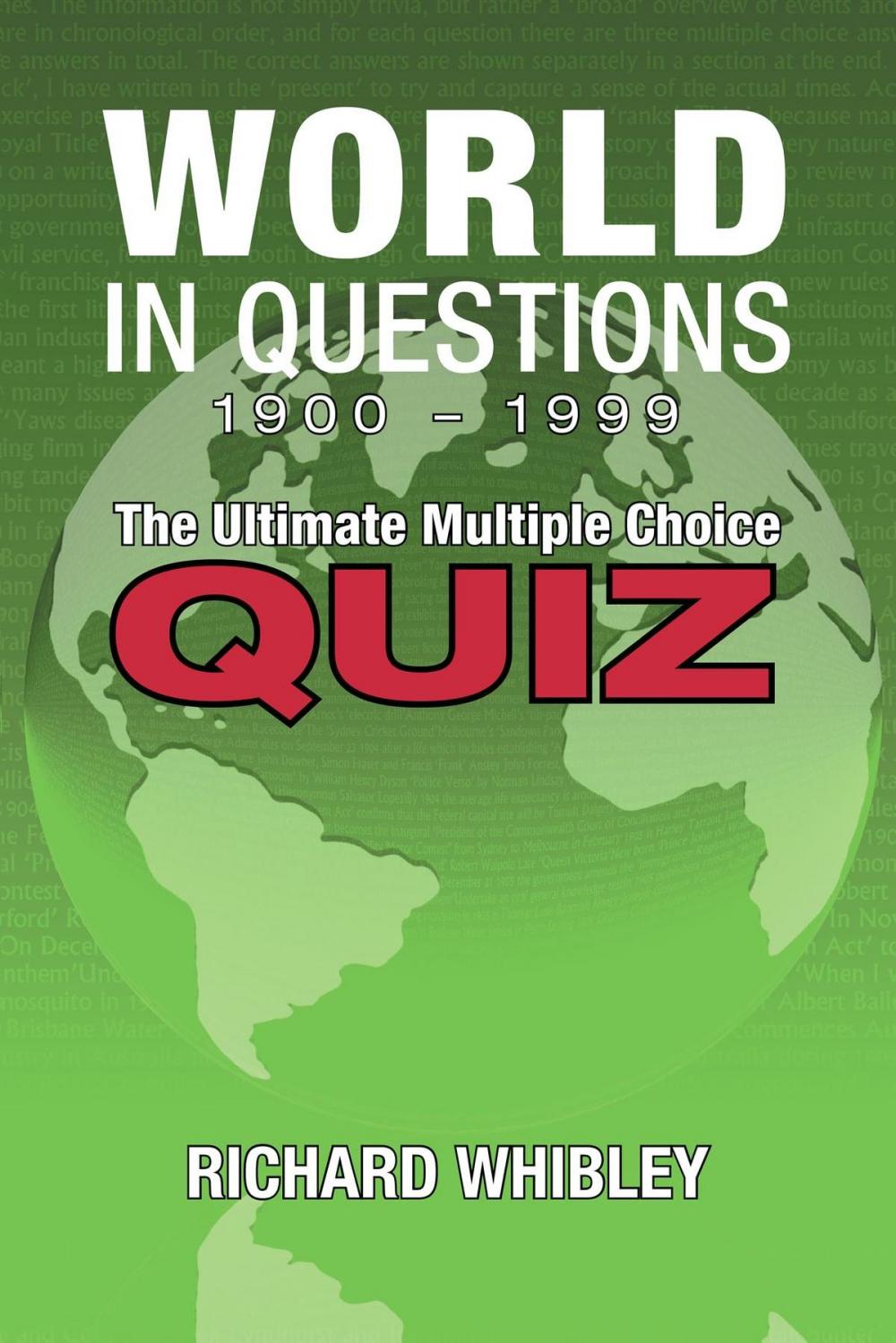 Big bigCover of World in questions 1900 - 1999