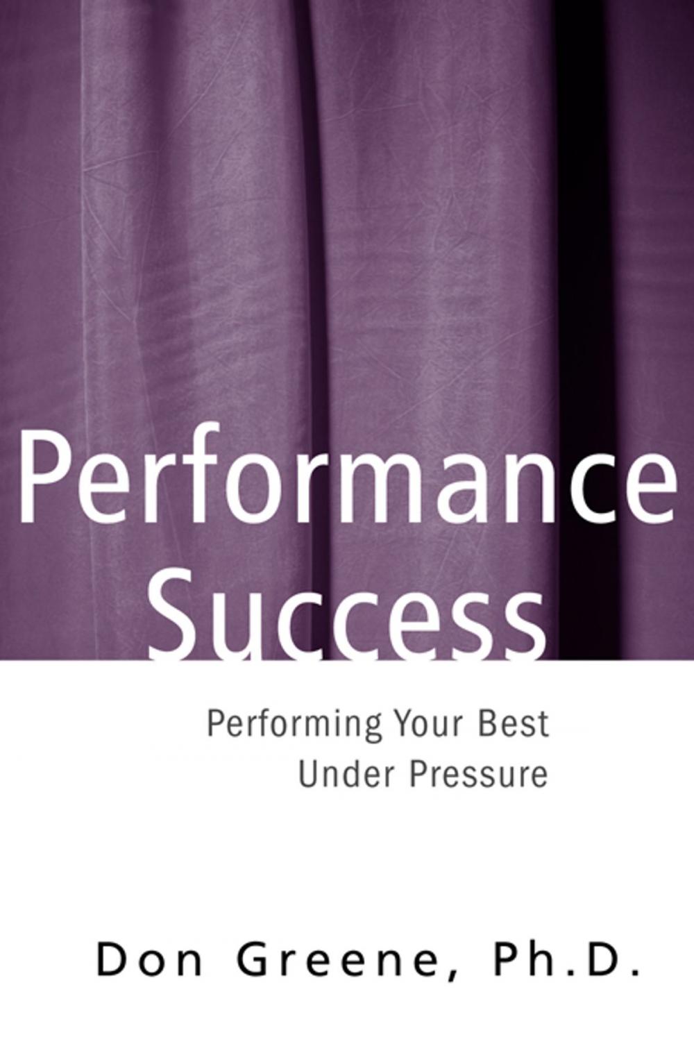 Big bigCover of Performance Success