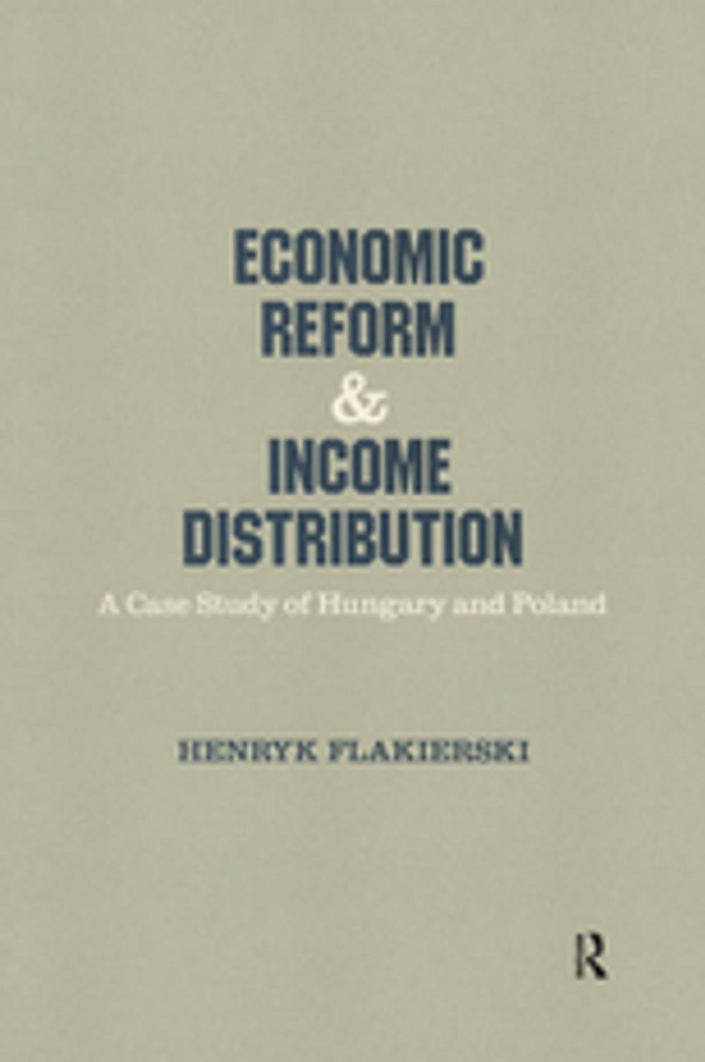 Big bigCover of Economic Reform and Income Distribution