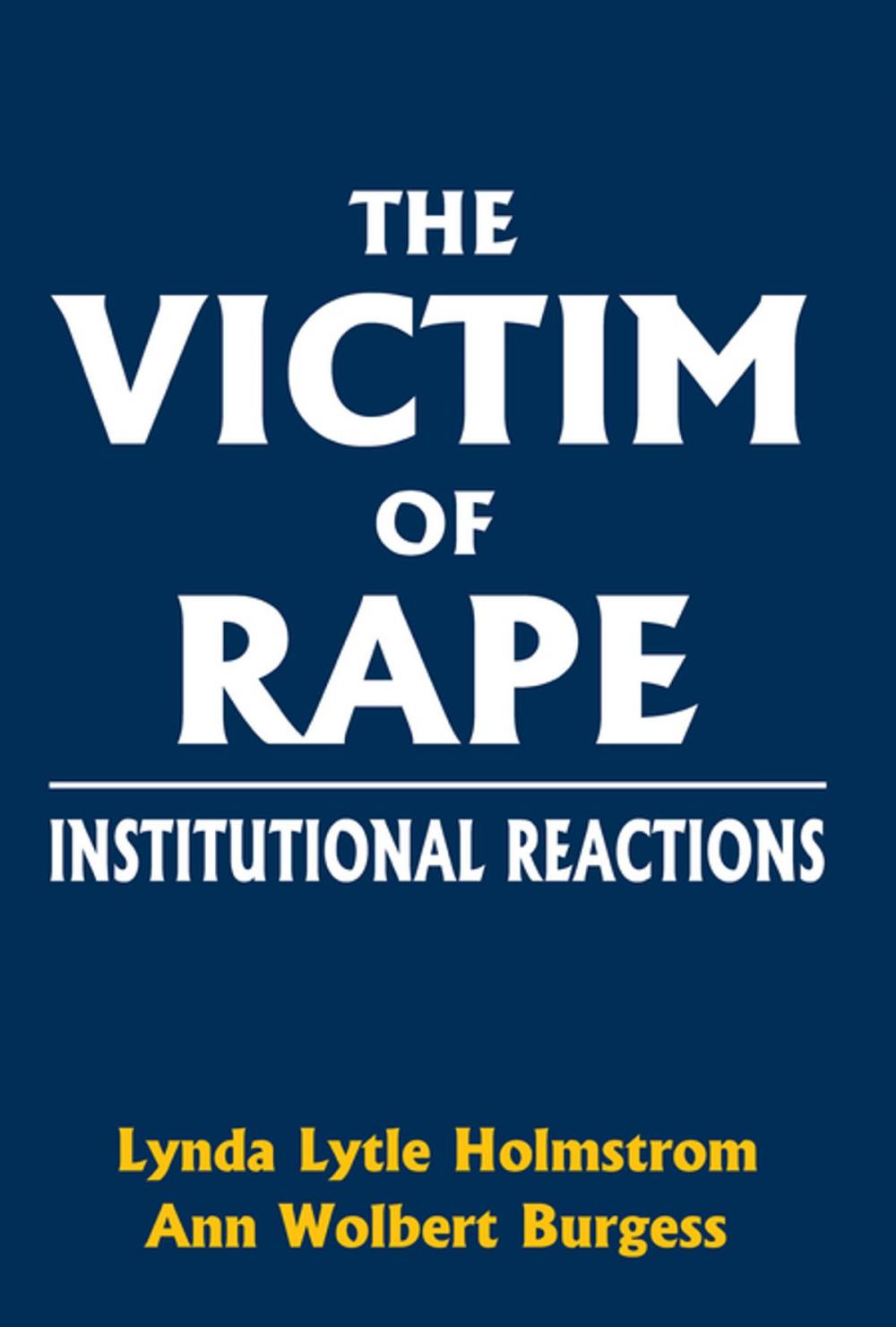 Big bigCover of The Victim of Rape