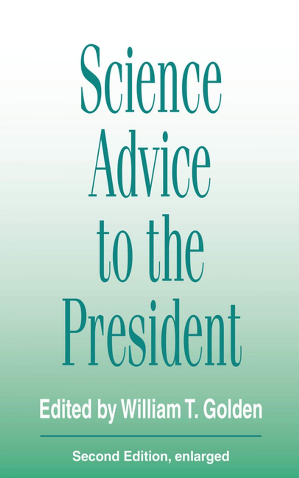 Big bigCover of Science Advice to the President