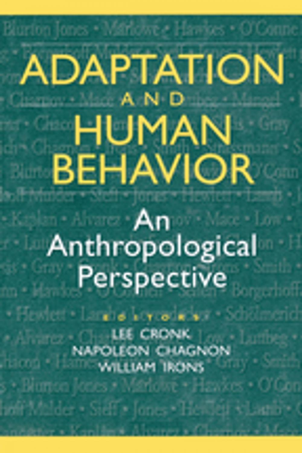 Big bigCover of Adaptation and Human Behavior