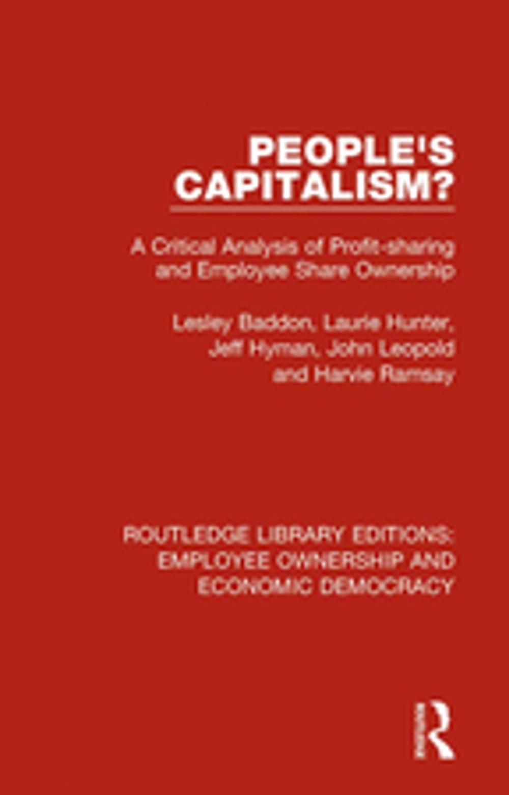 Big bigCover of People's Capitalism?