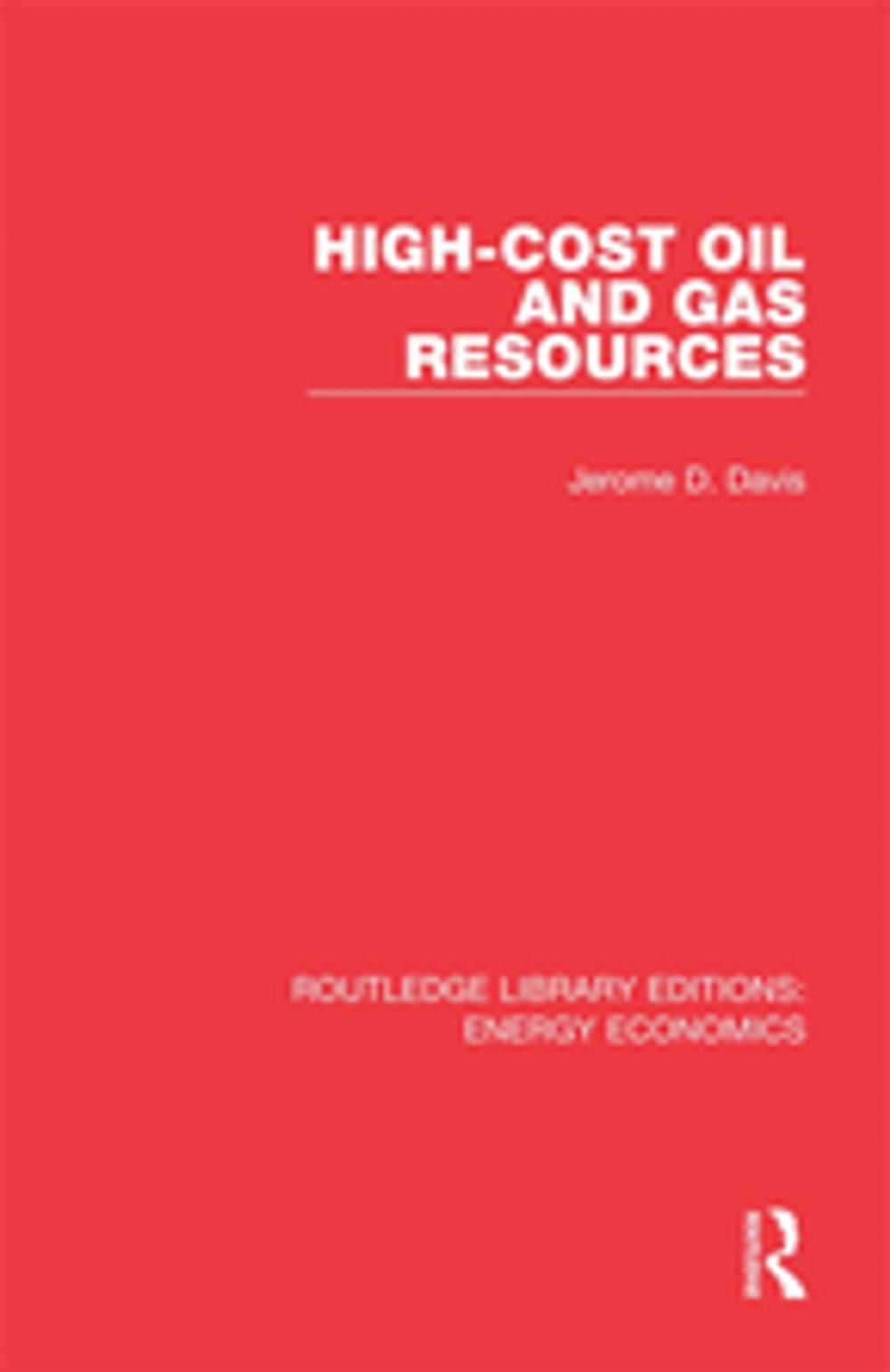 Big bigCover of High-cost Oil and Gas Resources