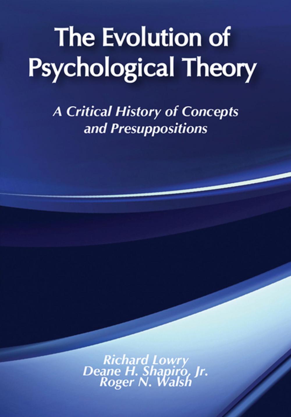 Big bigCover of The Evolution of Psychological Theory