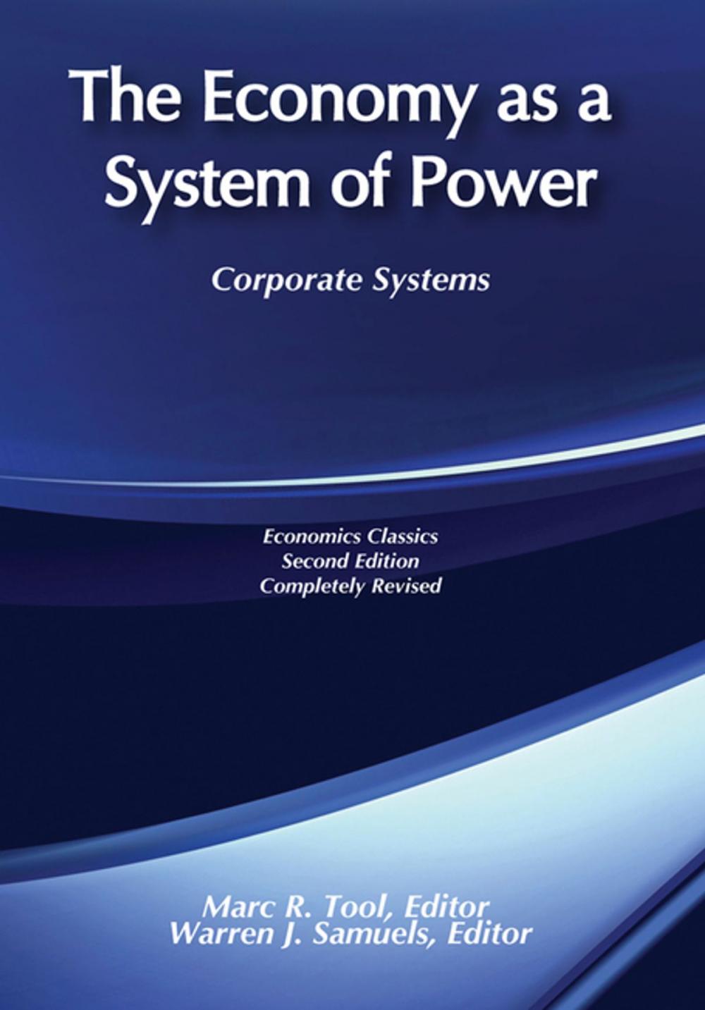 Big bigCover of The Economy as a System of Power