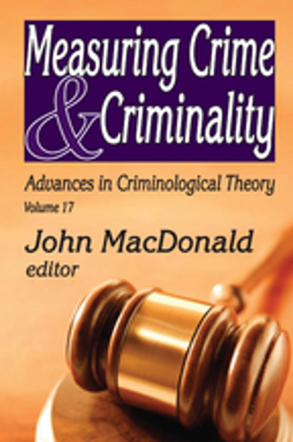 Big bigCover of Measuring Crime and Criminality