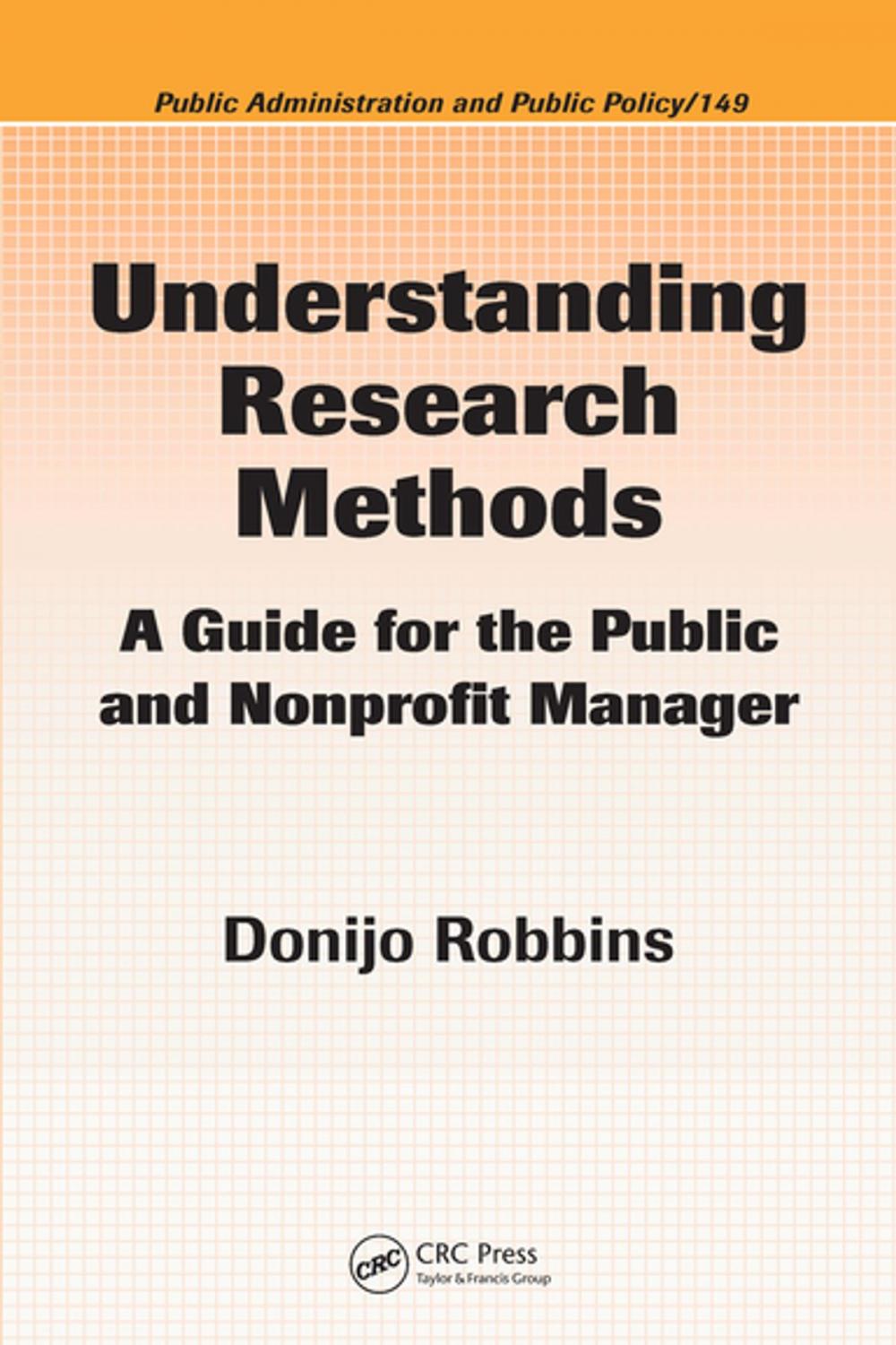 Big bigCover of Understanding Research Methods