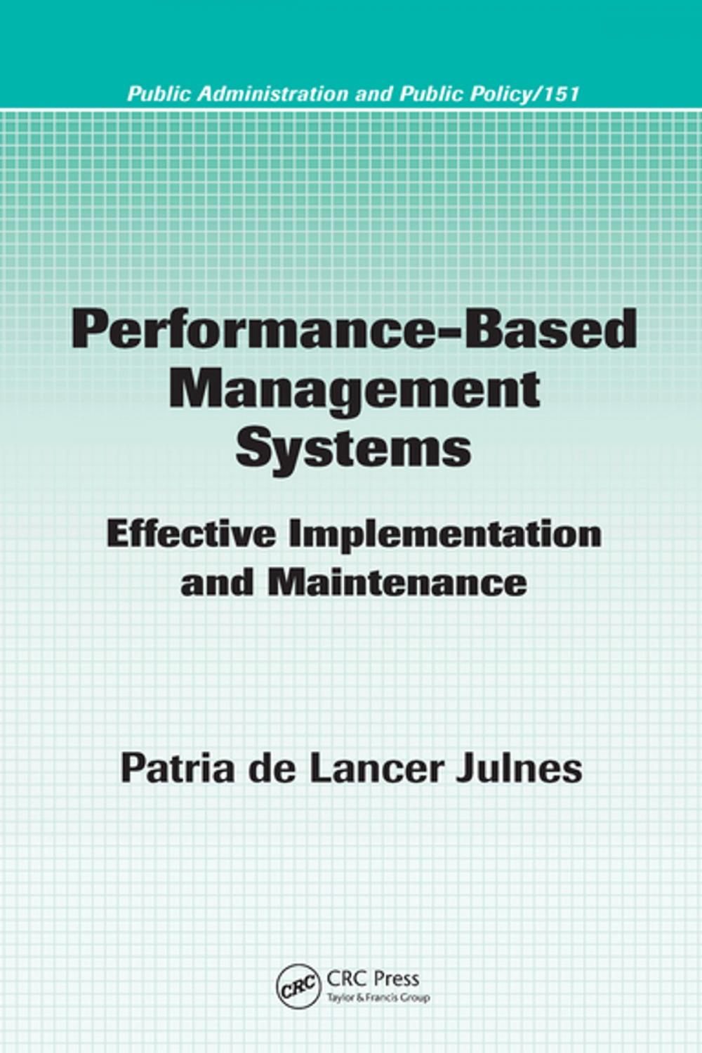 Big bigCover of Performance-Based Management Systems