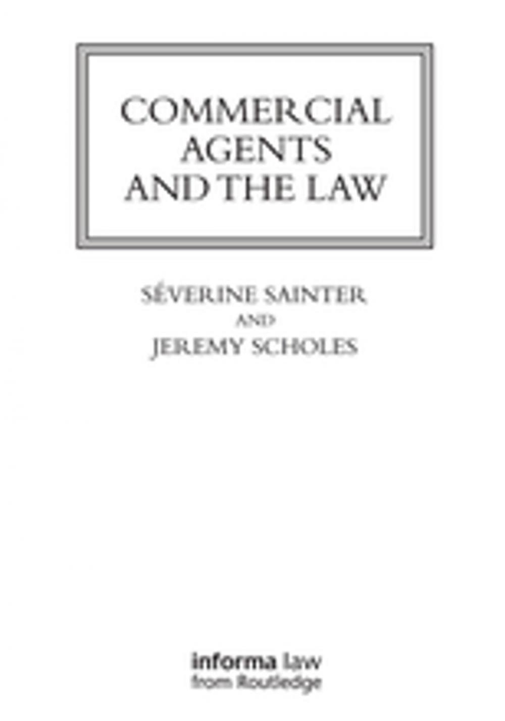 Big bigCover of Commercial Agents and the Law