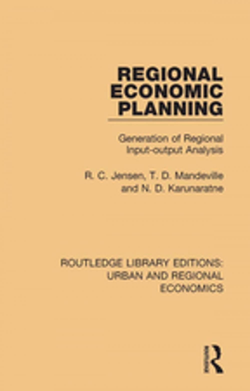 Big bigCover of Regional Economic Planning